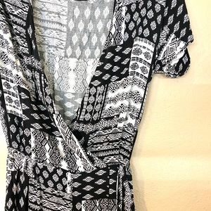 Black and White Jump Suite